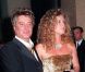 Rod Stewart et Rachel Hunter à Los Angeles, le 26 octobre 1998.