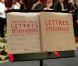 Clotilde Courau lit les lettres d'amour réunies par la collectionneuse Anne-Marie Springer à l'InterContinental Paris Le Grand, le 13 mars 2012.