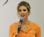 Ivanka Trump, prend la parole lors de la présentation de sa collection chez Lord & Taylor à New York, le 28 mars 2012.
