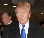 Le businessman Donald Trump au défilé sa fille Ivanka à New York, le 28 mars 2012.