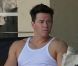 Mark Wahlberg sur le tournage de Pain and Gain à Miami le 2 avril 2012
