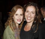 Florence Darel et Carole Chrétiennot lors de la soirée de la Closerie des Lilas à l\'occasion de la remise du prix littéraire du même nom le 3 avril 2012 à Paris