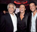 Gérard Darmon, Valéry Zeitoun et Titoff au concert privé de Duffy