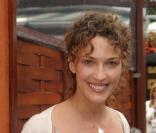 Linda Hardy lors de la finale Federer-Nadal