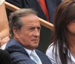 Charles Villeneuve et sa femme lors de la finale Federer-Nadal