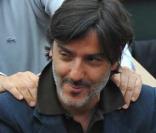 Stéphane Freiss, sa femme, Charlotte Gainsbourg et son mari Yvan Attal lors de la finale Federer-Nadal