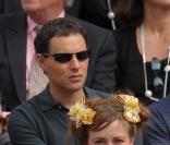 Marc-Olivier Fogiel lors de la finale Federer-Nadal