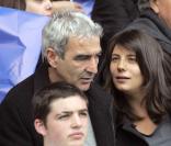Estelle Denis et Raymond Domenech