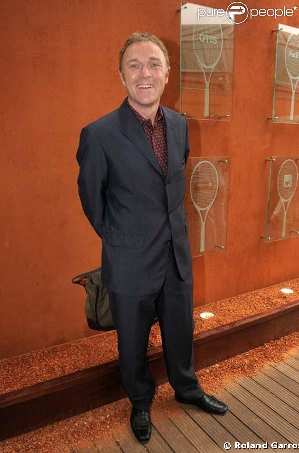 Christophe Hondelatte à Roland Garros