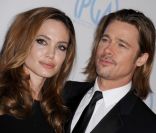 Angelina Jolie et Brad Pitt le 21 janvier 2012 à Los Angeles