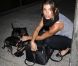 Elisabetta Canalis n'est pas à son top le 17 mai 2012 à l'aéroport de Los Angeles, après son passage à Cannes.
