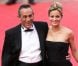 Thierry Ardisson et Audrey Crespo-Mara, complices sur le tapis rouge du Palais des Festivals. Cannes, le 19 mai 2012.