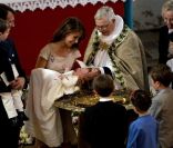 Princesse Athena de Danemark : Les photos du baptême du bébé de Marie et Joachim