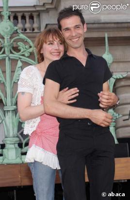 Julie Depardieu et Stéphane Druet ont présenté les Contes d'Hoffmann, le 10/06/08