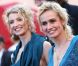 Cannes 2012 : Alexandra Lamy et Sandrine Bonnaire, duo bleuté et décolleté