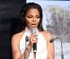 Janet Jackson au gala de l'amfAR "Cinema Against Aids", à l'Eden Roc du Cap d'Antibes, le 24 mai 2012.