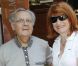 Bernard Pivot et Murielle Mayette   à  Roland - Garros , le 28 mai 2012. 