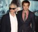 Robert Pattinson et le réalisateur David Cronenberg à l'avant-première de  Cosmopolis , à Paris le 30 mai 2012.