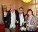 Patrick Sébastien reçoit le Trophée Marianne de La Poste, le vendredi 1er juin 2012 à Paris, des mains de Joëlle Amalfitano et en présence de Fabiel Lecoeuvre.