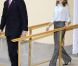 Le prince Felipe et la princesse Letizia d'Espagne présidaient le 13 juin 2012 la réunion du conseil d'administration de la Fondation Prince des Asturies, à Madrid.