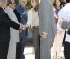 Felipe et Letizia d'Espagne lors d'une rencontre avec les représentants du logement étudiant, le 4 juin 2012 à Madrid.