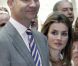 Felipe et Letizia d'Espagne lors de la remise des prix de l'Association de la presse, le 5 juin 2012.