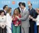 Felipe et Letizia d'Espagne lors de la remise des prix de l'Association de la presse, le 5 juin 2012.