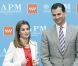 Felipe et Letizia d'Espagne lors de la remise des prix de l'Association de la presse, le 5 juin 2012.
