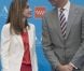 Felipe et Letizia d'Espagne lors de la remise des prix de l'Association de la presse, le 5 juin 2012.