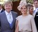  Le prince Willem-Alexander et la princesse Maxima lors du mariage de Maria-Carolina de Bourbon-Parme et son compagnon Albert Brenninkmeijer, en la Basilique San Miniato de Florence, le 16 juin 2012 