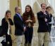 Kate Middleton, duchesse de Cambridge, assiste avec son chien Lupo à un match caritatif de polo auquel les princes William et Harry participent, à Westonbirt, le 17 juin 2012
