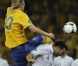Adil Rami lors du match de l'équipe de France perdu face à la Suède le 19 juin 2012 à Kiev en Ukraine (2-0)