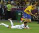 Zlatan Ibrahimovic lors du match de l'équipe de France perdu face à la Suède le 19 juin 2012 à Kiev en Ukraine (2-0)