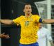 Zlatan Ibrahimovic lors du match de l'équipe de France perdu face à la Suède le 19 juin 2012 à Kiev en Ukraine (2-0)