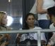 Les femmes et compagnes des joueurs tricolores lors du match de l'équipe de France perdu face à la Suède le 19 juin 2012 à Kiev en Ukraine (2-0)