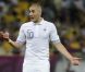 Karim Benzema lors du match de l'équipe de France perdu face à la Suède le 19 juin 2012 à Kiev en Ukraine (2-0)