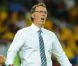 Laurent Blanc lors du match de l'équipe de France perdu face à la Suède le 19 juin 2012 à Kiev en Ukraine (2-0)