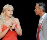 Paul Belmondo et Delphine Depardieu le 9 juillet 2009 à Avignon