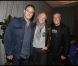 EXCLU : Jean Reno, François-Henri Pinault et Jean-Claude Darmon dans les coulisses du Stade de France après le concert de Johnny Hallyday, le 17 juin 2012.
