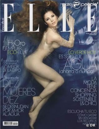 Elsa Pataky dans le Elle espagnol