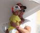Cristiano Ronaldo, père attentionné envers son fils Cristiano le 3 juillet 2012 à Saint-Tropez