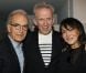 Ralph Toledano, Jean-Paul Gaultier et Babeth Djian en backstage à l'issue du défilé haute couture du créateur. Paris, le 4 juillet 2012.