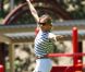 LeAnn Rimes s'éclate comme une folle avec les fils de son mari Eddie Cibrian Mason et Jake le 2 juillet 2012 dans un superbe parc de Malibu