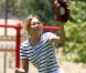 LeAnn Rimes s'éclate comme une folle avec les fils de son mari Eddie Cibrian Mason et Jake le 2 juillet 2012 dans un superbe parc de Malibu