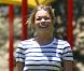 LeAnn Rimes s'éclate comme une folle avec les fils de son mari Eddie Cibrian Mason et Jake le 2 juillet 2012 dans un superbe parc de Malibu