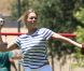 LeAnn Rimes s'éclate comme une folle avec les fils de son mari Eddie Cibrian Mason et Jake le 2 juillet 2012 dans un superbe parc de Malibu