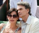 Lio et son nouveau compagnon, amoureux, à Roland-Garros le 31 mai 2012
