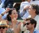 Lio et son nouveau compagnon, complices, à Roland Garros le 31 mai 2012