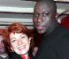 Mouss Diouf et Véronique Genest en 2003 à Paris.