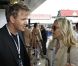 Gordon Ramsay et Kate Hudson dans le paddock du grand prix de Formule 1 de Grande Bretagne à Silverstone le 8 juillet 2012